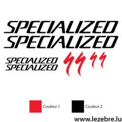 Specialized (S-works) 2 colors bicycle decal set